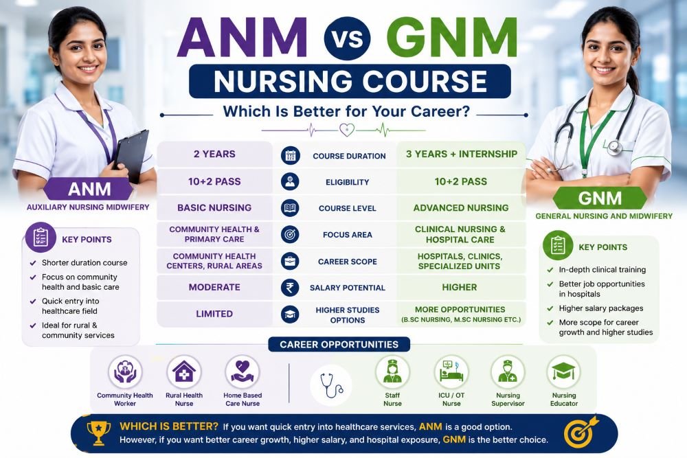 ANM vs GNM Nursing Course – Which Is Better for Your Career?