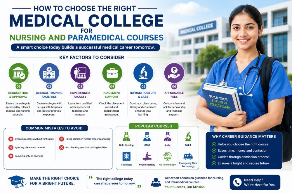 How to Choose the Right Medical College for Nursing and Paramedical Courses