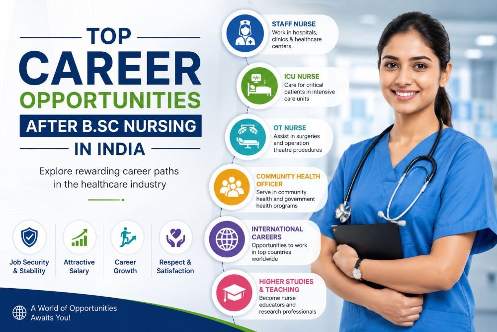 Top Career Opportunities After B.Sc Nursing in India
